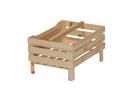 Stackable crate with blackboard