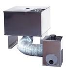 Stainless steel smokehouse - 2 levels - small model