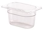 BPA free gastronorm container 1/9 in copolyester. Height 10 cm.