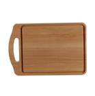 Beech wood chopping board - 30x20 cm with a handle