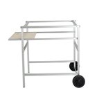 Trolley for pizza oven