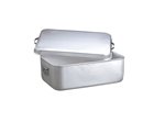 Aluminium braising pan 50x34 cm with a lid