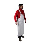 One-shoulder cotton butcher apron