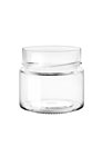 Glass jar 156 ml diam 73 mm with capsule with very high skirt by 24