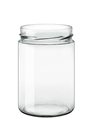 Glass jar 580 ml diam 85 mm with capsule with high skirt by 15