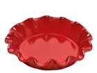 Ceramic clafoutis mold Corolle red Grand Cru Emile Henry