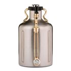 Growler stainless steel 3.8 l double wall pressure drum