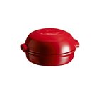 Emile Henry Grand Cru red ceramic oven roasted cheese dish