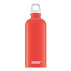 Light red aluminum bottle 0.6 l light reusable Lucid Scarlet Touch Sigg