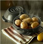 Charcoal gray Cheese Baker potato and cheese oven devil kit Charcoal Emile Henry