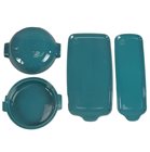 Aperitivo cheese plate set in blue ceramic Calanque Emile Henry