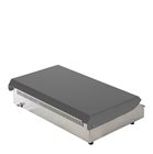 Plancha gas 9 kW stainless steel plate 78x45 coating stainless steel anti-trace hood red