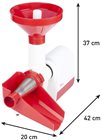 Family Electric Tomato Press with Pulse Switch