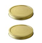 2 gold screw caps Ø100  mm for terrines Comptoir de la Conserve