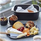 Cheese Box for storage and presentation in ceramic Emile Henry black