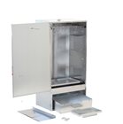 Cold galvanized meat and fish smoker with hinged door