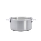 18 cm casserole removable handle 3-layer induction stainless steel made in France
