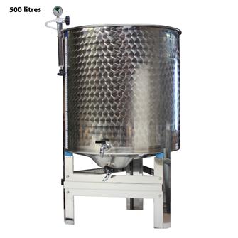 Full stainless steel wine vat 500 litres