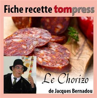 Recipe for chorizo sausage by Jacques Bernadou