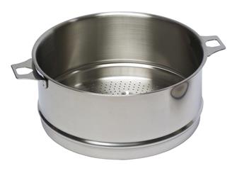Stainless steel 20 cm strainer pan for steam cooking