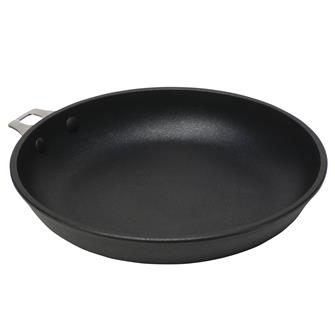Round 20 cm frying pan in cast aluminium with no handle
