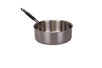 Aluinox induction pan in aluminium/stainless steel 28 cm