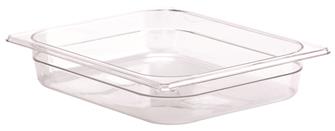 BPA free gastronorm container 1/2 in copolyester. Height 6.5 cm.