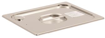 Stainless steel lid with silicone seal for gastronorm container 1/2