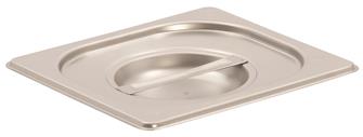 Stainless steel lid for gastronorm container 1/6 EN-631 standard