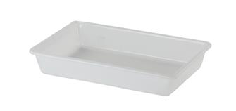 Stackable rectangular food tray 6 litres