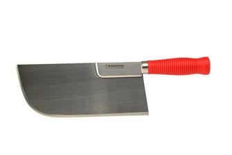 Reinforced butcher´s cleaver with a straight back - 26 cm - red
