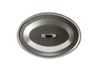 Oval aluminium lid - 40 cm