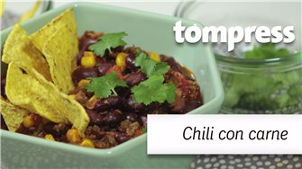 Homemade chili con carne recipe with Tom Press