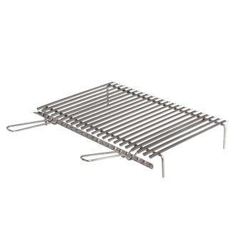 Stainless steel barbecue grill with grease collection