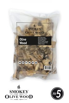 Bag 5 kg pieces of olive tree for barbecue