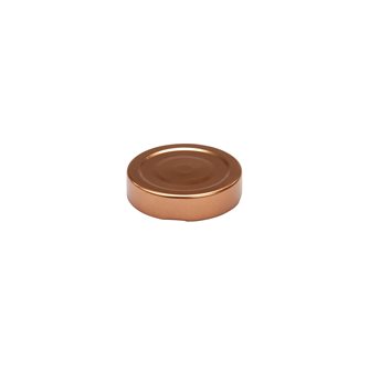 Capsule for Jar High Skirt diam 58 mm copper color set of 24
