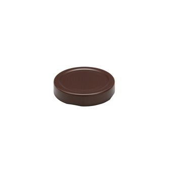 Capsule for Jar High Skirt diam 66 mm brown color by 24