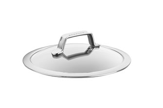 Glass and stainless steel lid 22 cm TechnIQ SCANPAN