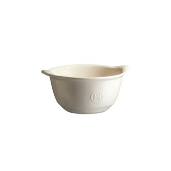 White ceramic gratinée bowl Clay Emile Henry