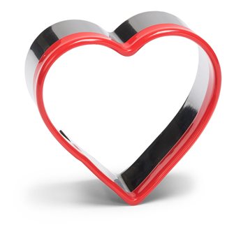 6 cm red heart cookie cutter