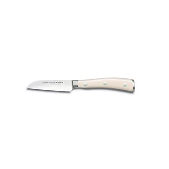 White Ikon Classic Straight Blade Vegetable Knife 8 cm