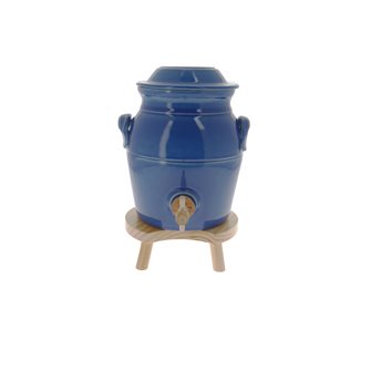 Blue stoneware vinegar maker - 3.5 litres